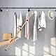 Angoily Kleidergreifer, Bügelgreifer Warengreifer Für Garderobe Und Schrank Teleskop-Teleskopstange, Kleider Aufhängehilfe, Vorhänge Verlängerung, Greifer Stange Teleskop with Hook