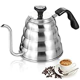 Acboor Hervidor Cuello Cisne, 1200 ML/40 Oz Tetera Cuello Cisne Acero Inoxidable con...