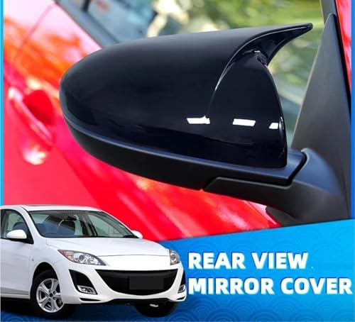 Couvercle de rétroviseur voiture Mazda 3 BL finition carbone premium