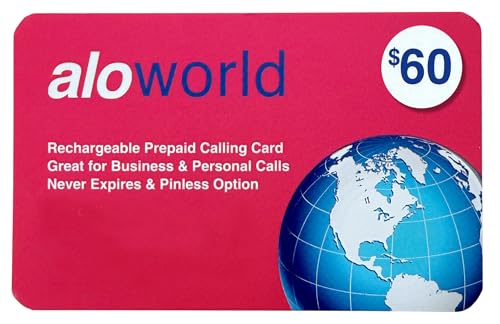 Phone Card for International & Domestic Calls, Prepaid Calling Card for Any Phones & Payphones | $60