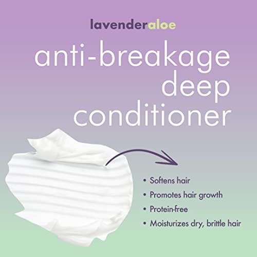 Eden Bodyworks Lavender Aloe Anti-Breakage Deep Conditioner (16 Oz) - Hair Treatment To Strengthen & Enhance Hair Elasticity #TOP3