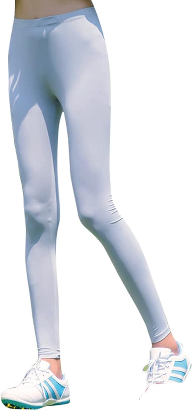 Amazon Rikouzy ゴルフウェア レディース ゴルフ レギンス 3 冷感 Uv 撥水 接触冷感 レギンスパンツ 夏 トレンカ スパッツ 熱中症対策グッズ 冷感 Uvカット 日焼け 止め 防止 対策 ひんやり グッズ ランニング ロングパンツ 通販