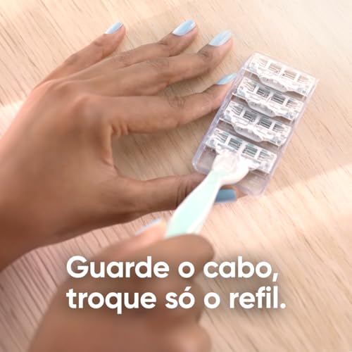 Gillette Venus Pele Sensível Aparelho de Depilar Recarregável com Aloe Vera, 1ud