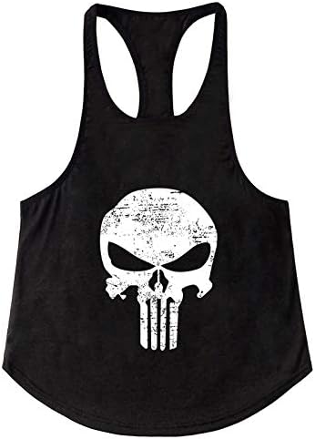 Mens Vest Muscle Stringer Bodybuilding Punisher Gym Tank Top T-Shirt: Buy  Online at Best Price in UAE - Amazon.ae