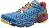 La Sportiva Akasha Tropic Zapatillas de Trail Running, Hombre, Multicolor (Blue/Cardinal Red 000), 43 EU (8.5 UK)