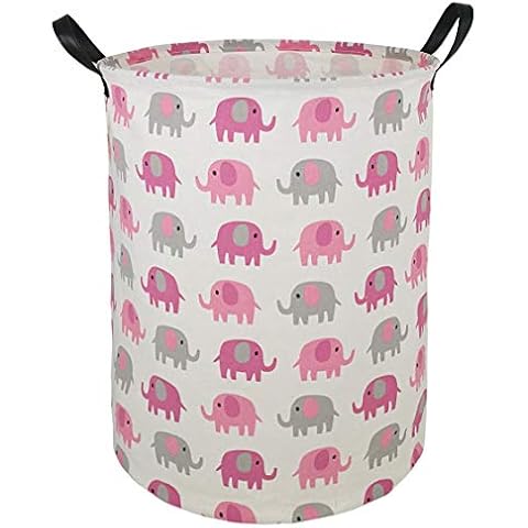 HUAYEE 19.7 Laundry Hamper Storage Bins Canvas Waterproof Cover