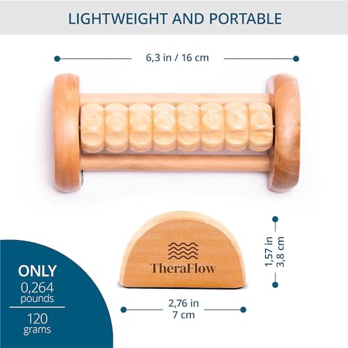 Theraflow TF200 Compact Foot Roller For Plantar Fasciitis Relief - Portable And Small Foot Massager thumb #5