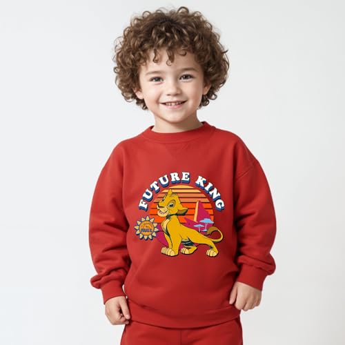 Image of Minicult Kids Cotton Co-ords Full Sleeve Sweatshirt and Pant Set with Character Print