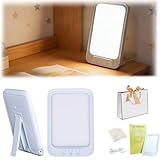 Qosigote Nordilight Tageslichtlampe mit bis zu 56000 Lux, Künstliches Sonnenlicht, Berührungsschalter, Drei Farbtemperaturoptionen, für Arbeit, Erholung und Fitness (1PC-A, 12V)