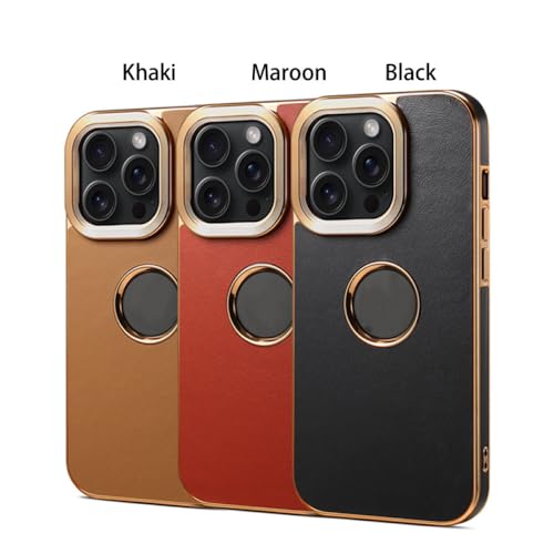 Coque arrière cuir iPhone 15 Plus antichoc évite les casses