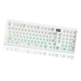 Le clavier mécanique dispose de 3 modes de connexion (compatible 2 4 GHz/USB C), d'une structure de joint personnalisable pour un confort de frappe optimisé et d'un écran d'affichage innovant parfait pour les utilisateurs multi-appareils recherchant des claviers sans fil et des claviers mécaniques personnalisés