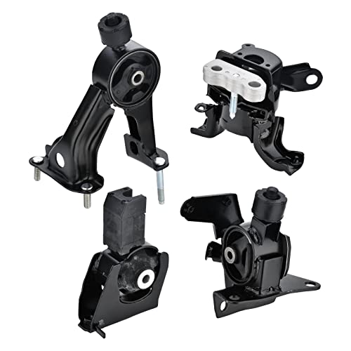 Arokzn 4Pcs Engine Motor Mount Transmission Mount Compatible with 2009 2010 2011 2012 2013 Toyota Corolla 1.8L &Toyota Matrix 1.8L,2009-2010 Pontiac Vibe 1.8L FWD A62015 A62023 A62027 A62039 by Arokzn - Used condition - US$45.34
