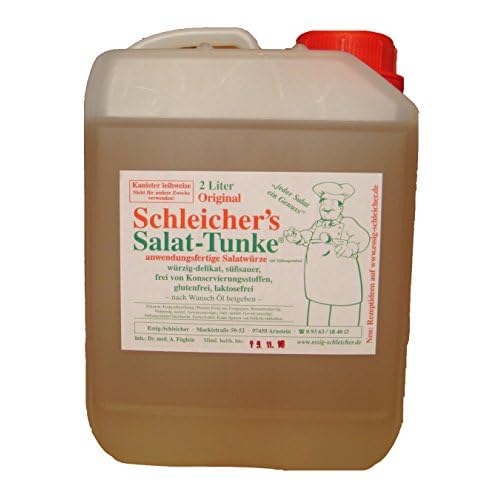 Original Schleicher's Salat-Tunke | Salat Dressing | 2 Liter