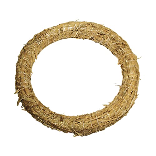 Rayher 8905831 Straw Wreath, Super Thin, Natural, 25 cm Diameter