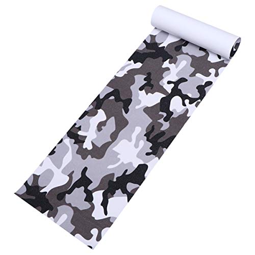 CLISPEED Fita de Aderôncia Do Skate Bolha Livre á  Prova D 'água Preto Anti Derrapante Griptape par