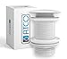 Produktbild ATCO® Ablaufventil PU23 Pop-Up Ventil Ablauf Ablaufgarnitur Excenter Exzenter Abfluss Klick-Ventil Siphon Waschtisch Waschbecken Waschschale ohne Überlauf weiss