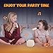 IROO Karaoke Machine for Kids,Christmas Birthday Gifts for 3, 4, 5, 6, 7, 8, 9, 10,11,12 +Year Old Girls Boys, Mini Karaoke Machine with 2 Wireless Microphones,Portable Bluetooth Home Party (Beige)