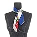 MUCEXQ Haiti Flag Women's Fashion Silk Scarf,Square Satin Headscarf Novelty Neck Scarf Hair Wraps