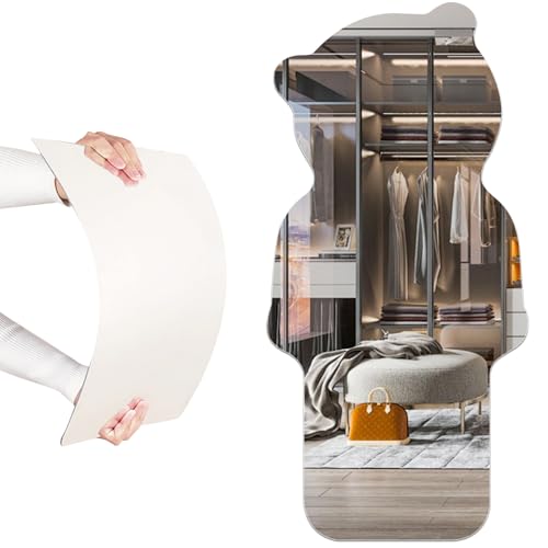 iCAGY Acrylic Full Body Self-Adhesive Shatterproof Mirror