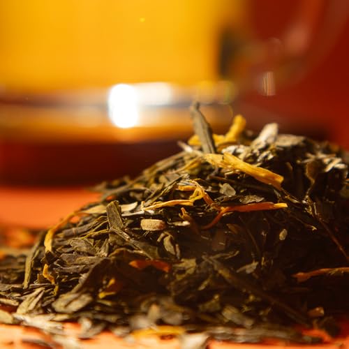 Image of Positively Tea, Organic Mango Green, Green Tea, Loose Leaf, 16 Ounce