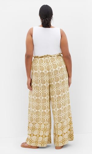 City Chic Women's Plus Size Pant - Eva Print2