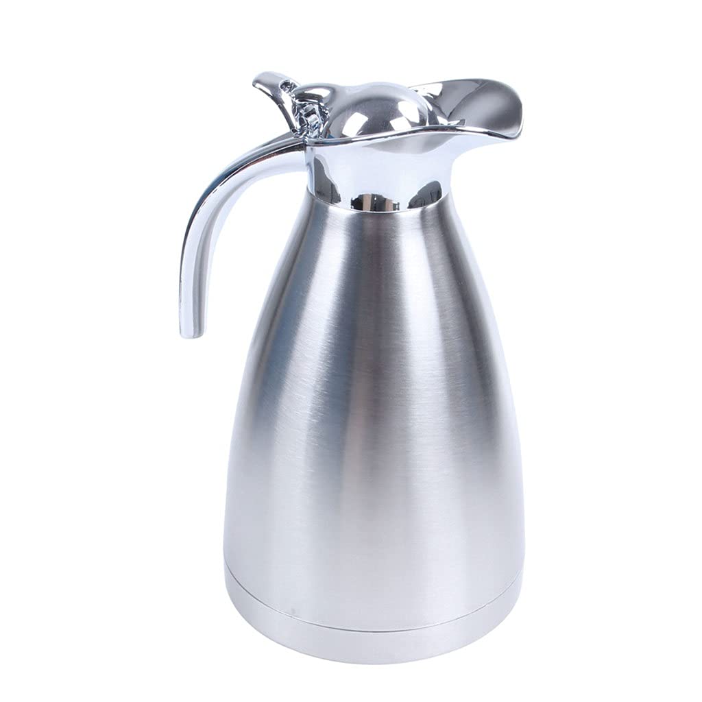 Fini le café froid avec cette cafetière isotherme 1,5L inox sous vide