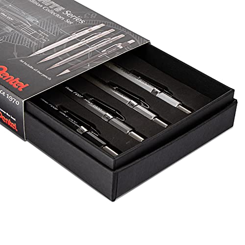 Pentel Sharp P200GRBXSET coffret gris graphite pour éviter la casse de mine - 2