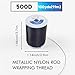 Aventik Fishing Rod Wrapping Thread for Rod Guide Buliding,4PCS 100Yds/Spool 500D Nylon Threads Tip Guide Eyelet Winding Line Broken Fishing Pole Repair Kits(4 Pack Black Nylon Thread)