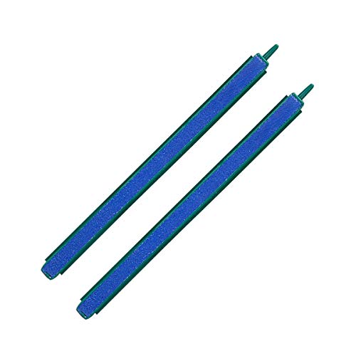 JIH Fish Tank Air Bubble 2-Piece,Release Mineral Air Stone Bar for Aquarium (12 inch 2 Pcs)