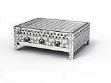 tepro Gasgrill Wurstbräter Lexington Typ 1, 3-Brenner je ca. 4 kW, Grillfläche: ca. 60 x 40 cm