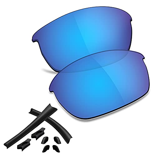 Image of Polarized Replacement Lenses & Rubber Kits for Oakley Flak Jacket OO9009 Sunglass