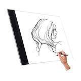 A4 LED Light Pad, Ultra-Thin LED Tracing Light Box, USB Interface Portable LED Drawing Board for Artist,Painting Calligraphy Sketching,Animation ,Tattoo by Newpurslane