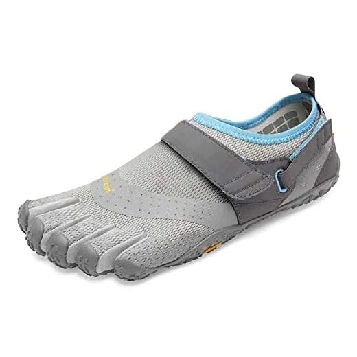Best Water Sports Shoes For SUP in 2023 | SUP Board Accessories Vibram Men's Five Fingers, V-Aqua Water Shoe (Grey, Numeric_9)