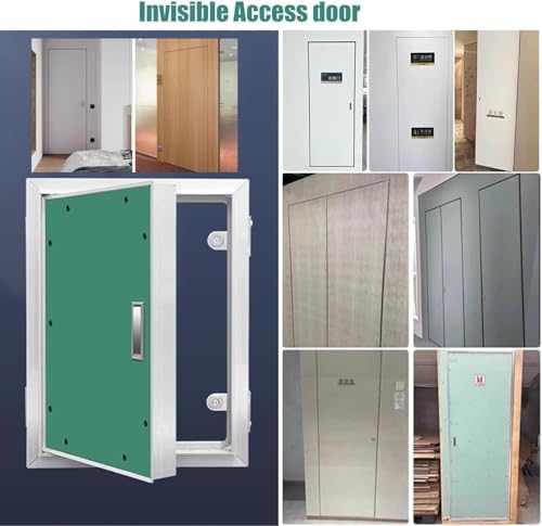 Concealed Access Door 14x36 for Drywall - Hidden Wall Panel, Aluminum Inspection Door for Residential & Commercial Use, Ideal for Plumbing & Industrial Applications