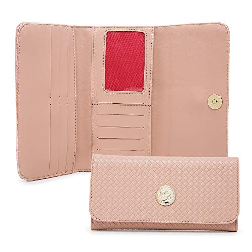 Kit Bolsa + Carteira Willibags Feminina + Transversal Removível (NUDE)