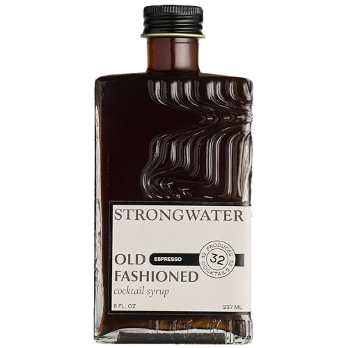Strongwater Espresso Old Fashioned Craft Cocktail Mixer - Makes 32