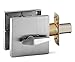 Berlin Modisch Single Cylinder Deadbolt Lock Slim Square for Front Door Modern Contemporary High Security Heavy Duty – Satin Nickel Finish