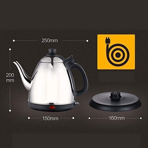 Bouilloire electrique eau ouverte arret automatique interieur tout acier