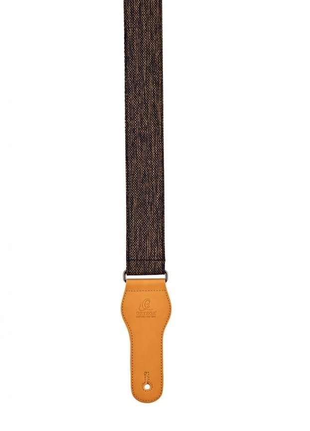 Ortega Guitars Adjustable Guitar Strap - Acoustic Guitar / Bass, Electric Guitar / Bass - Casual Series - Cotton, Dark (OCS-200) - Image 2
