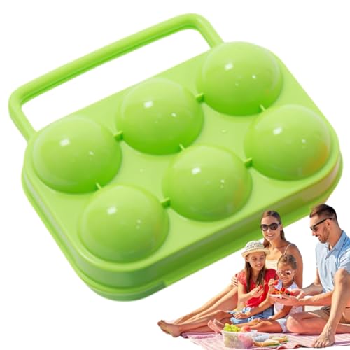 Qyljeiwred Boîte à œufs de camping – Boîte à œufs nécessaire pour le camping portable | Récipient de cuisine pratique pour le camping, pique-nique, voyage, réfrigérateur, utilisation en extérieur