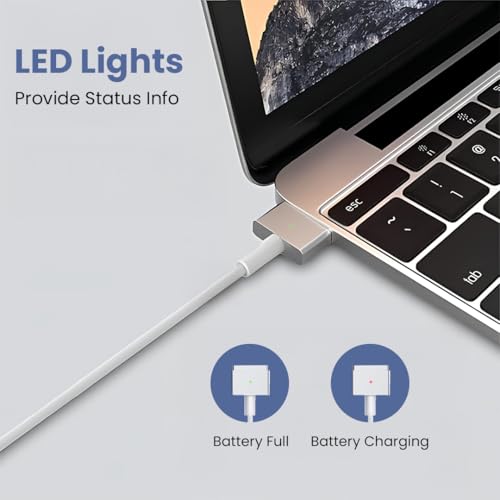 Image of Lapcare 85W Magnetic Mag Safe 2 Laptop Adapter Compatible with Mac Book Pro 13 15 17 inch Retina A1290 A1398 A1424 A1172 2012 2013 2014 2015 2016 13 inch 15 inch 17 inch MC975 MC976 ADP-85CBA