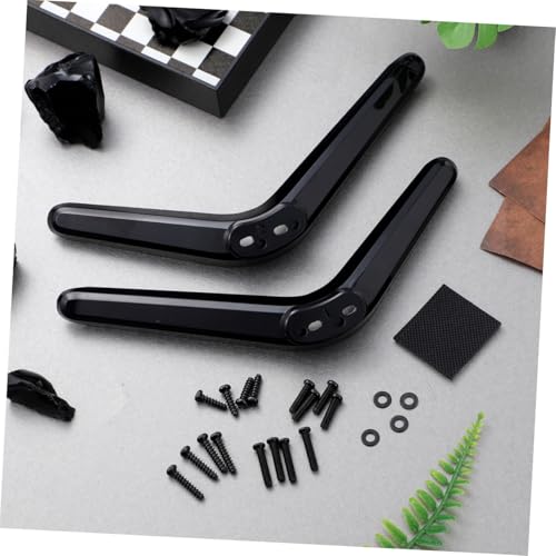 Support TV 32-55 pouces pied de télévision plastique noir fixe table
