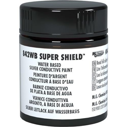 MG Chemicals - 842WB-15ML Super Shield Water Based Silver Conductive Coating, 12 mL