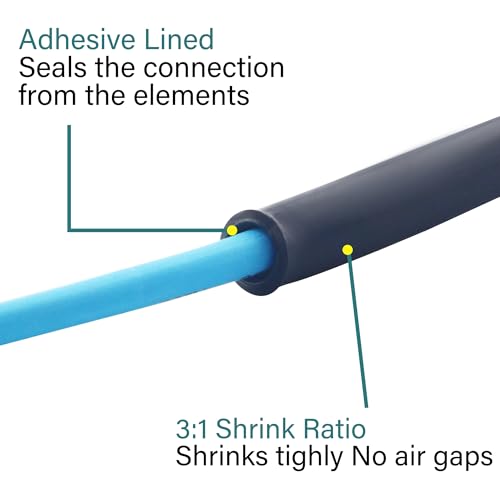 Gaine thermorétractable 3mm de 15,6m avec ciseaux pour isolation électrique - 6