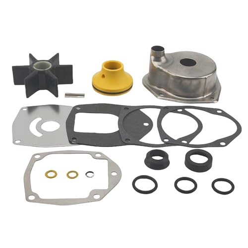 817275A4 Water Pump Impeller Repair Kit for Mercruiser Alpha 1 GEN 2 D494569 Sterndrive Engine Cooling System Service Compatible with 46-847275A5 Replacement Sierra 18-3147 GLM Marine 12414