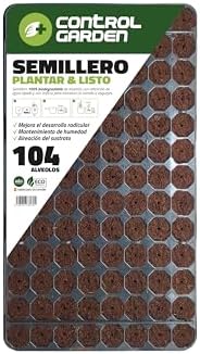 Bandeja de Semilleros de Germinación 104 Alveólos | Propagador de...