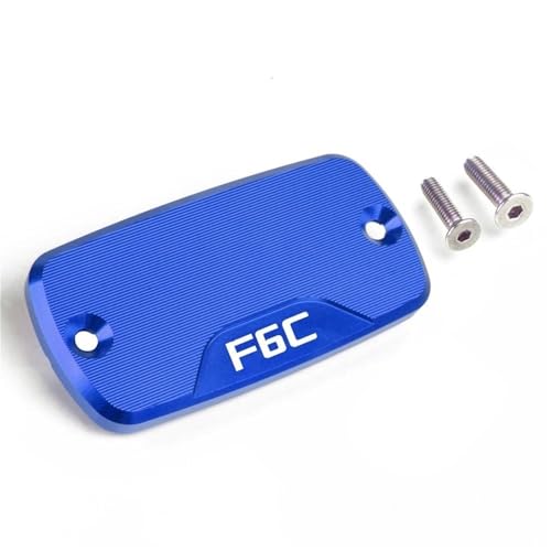 Bouchon de réservoir frein avant en aluminium CNC bleu pour Honda F6C Valkyrie 1996-2003