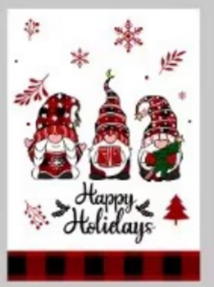 Christmas Hanging Towels for Kitchen Set of 2 Tie Loop Hand Towels for Kitchen Bathroom Decoration(12x17inch, Christmas) - Image 6