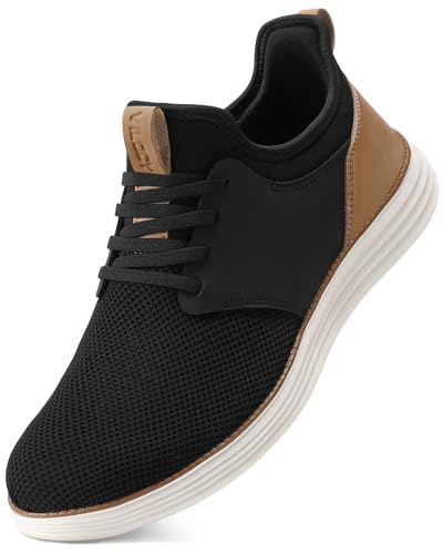 VILOCY Mens Casual Dress Shoes Hands Free Slip On Fashion Sneakers Mesh Tennis Walking Shoes...