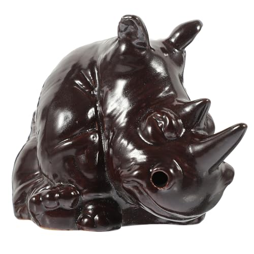ABOOFAN 1pc Simulated Animal Backflow Aroma Stoved Home Cerámica Incienso Incienso Decoración
